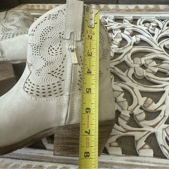 Sundance Weatern Short Suede Leather Cowboy Boots Women’s 37 US 6 - Picture 11 of 11